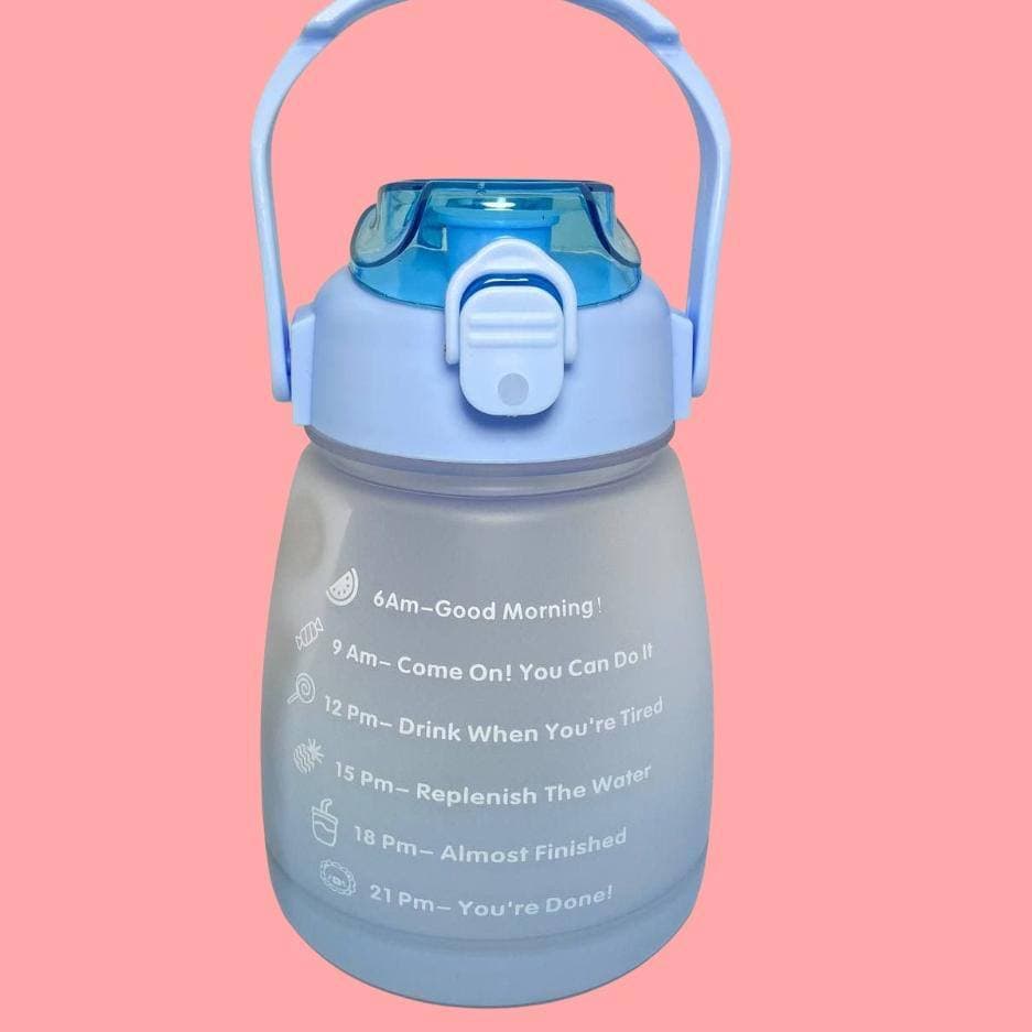 Botol Minum Viral 1 liter botol sultan Botol kekinian real pict -, 1,3 liter