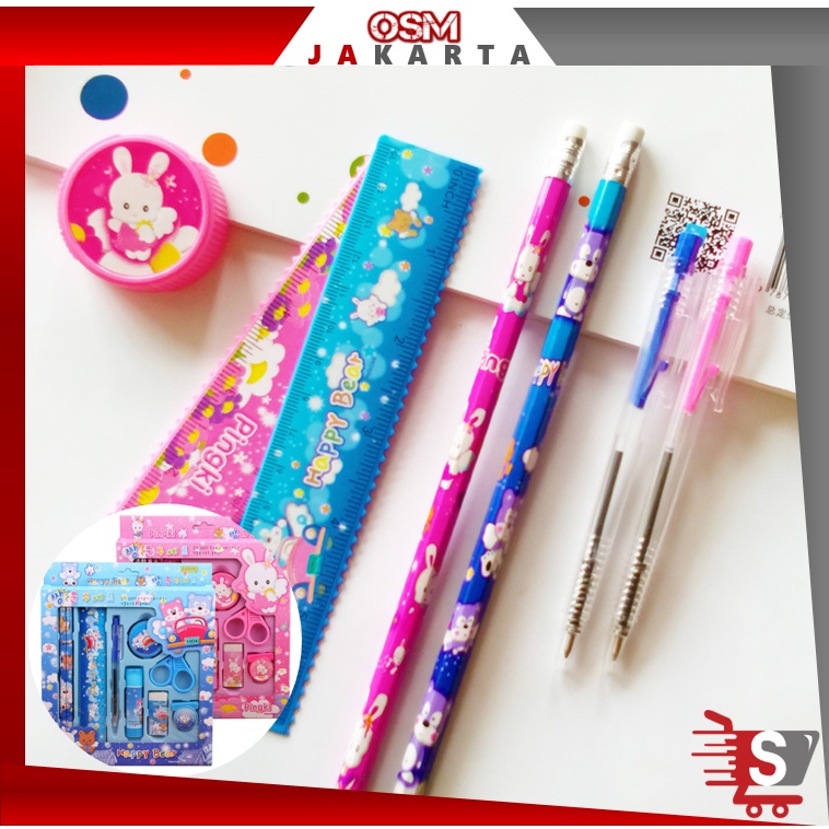 

OSM JKT S5315 Stationary Set / Alat Tulis Sekolah Anak Set 9 IN 1 / Alat Tulis Sekolah Karakter Lucu / Souvenir Alat Tulis Anak Set 9 in 1