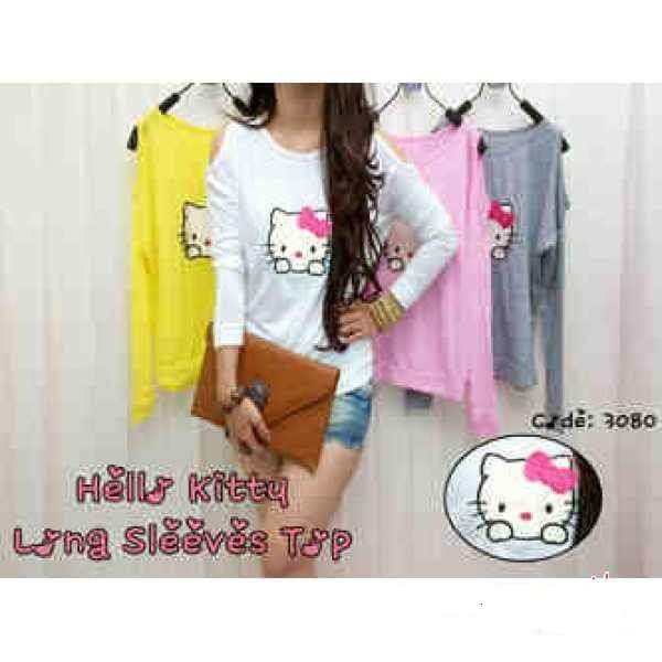 kitty bordir long sleeve off shoulder