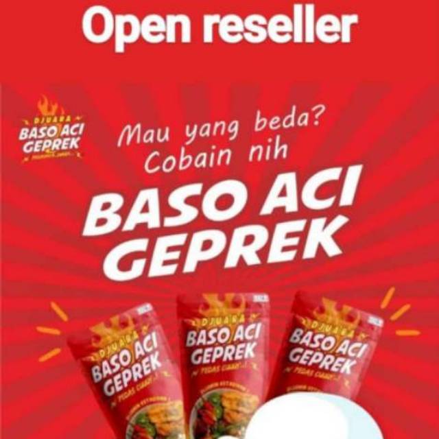 

Baso aci geprek juara asli garut