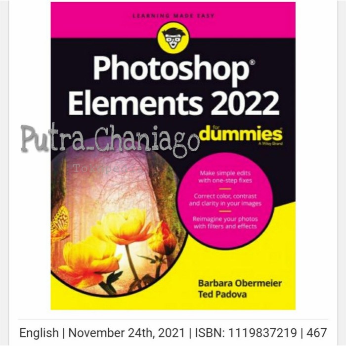 Buku Photoshop Elements 2022 for Dummies