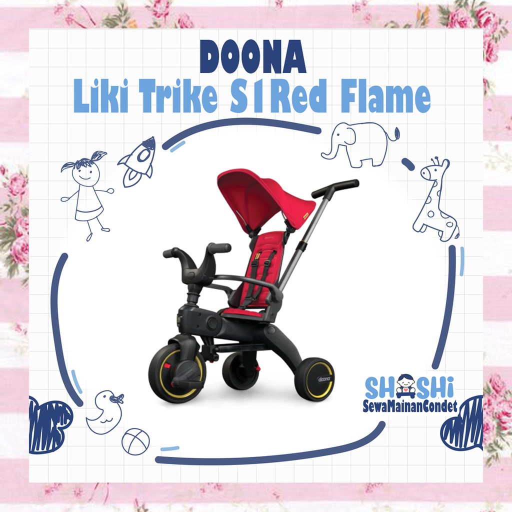 Sewa  Doona Liki Trike S1 Red Flame