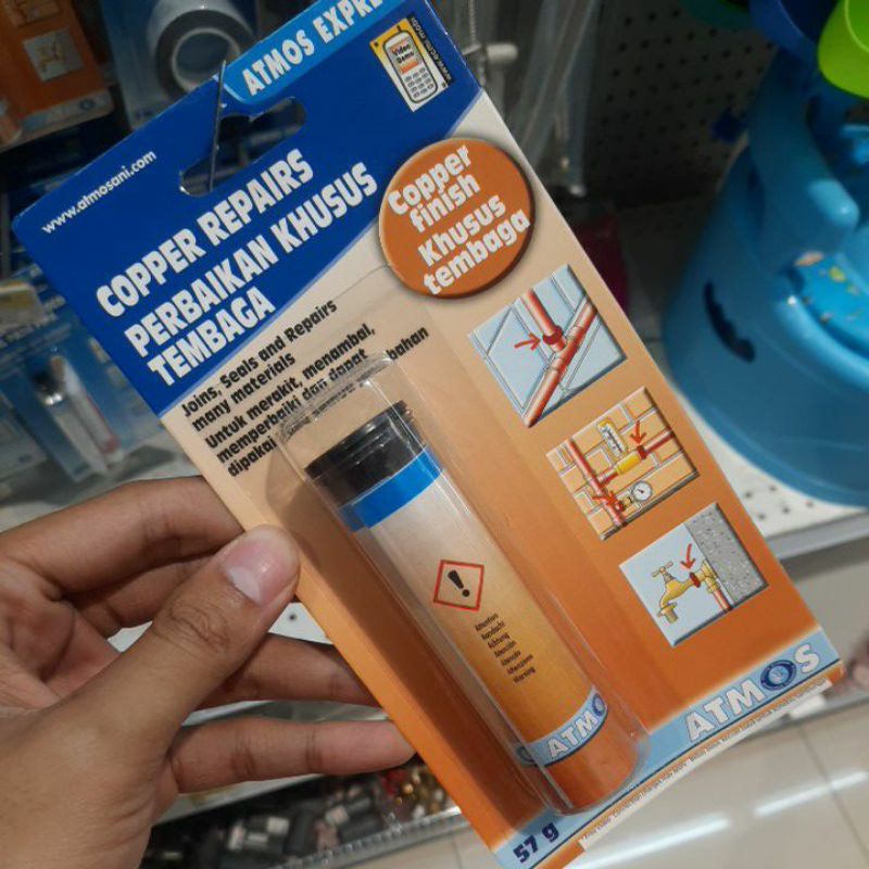 Lem Epoxy Anti Bocor Untuk Tembaga Lem Serbaguna Untuk Pipa Tembaga ATMOS