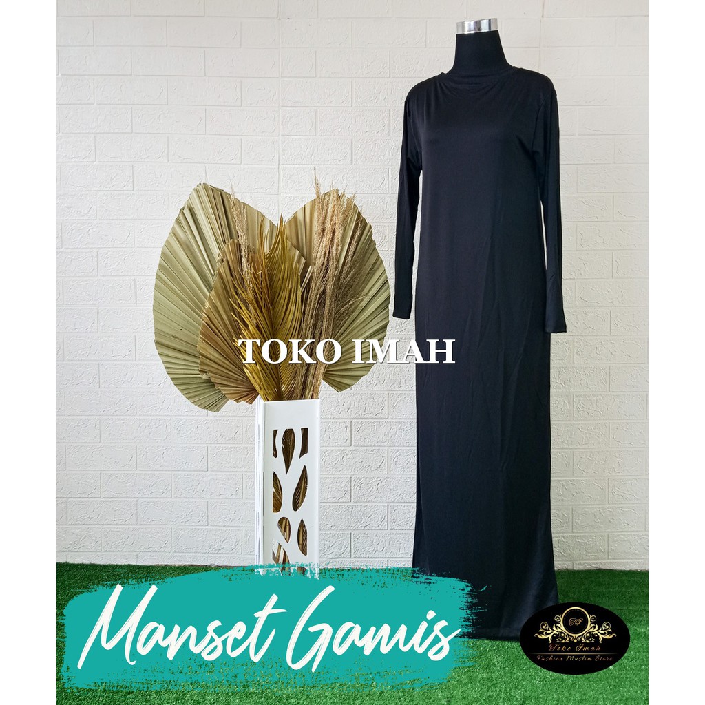 MANSET GAMIS PANJANG BAJU MANSET GAMIS LEBARAN GAMIS OOTD GAMIS WANITA BISA COD