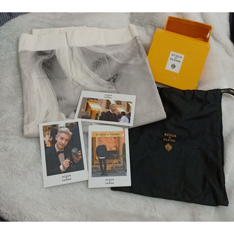 CHANYEOL ACQUA DI PARMA TOWEL POSTCARD SET
