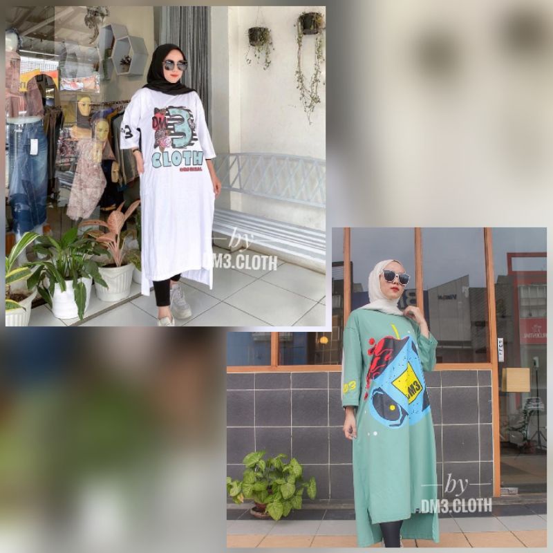 Tunik || Long Tunik Sablon By DM3. Cloth_0