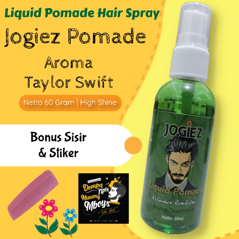 Pomade Cair / Pomade Spray / Pomade Liquid Jogiez Pomade 60 Gram