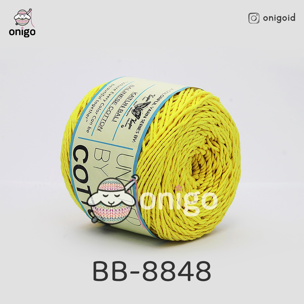 Benang Rajut Katun Bali Big Ply United 100 gram Benang Katun Bali BB 8848