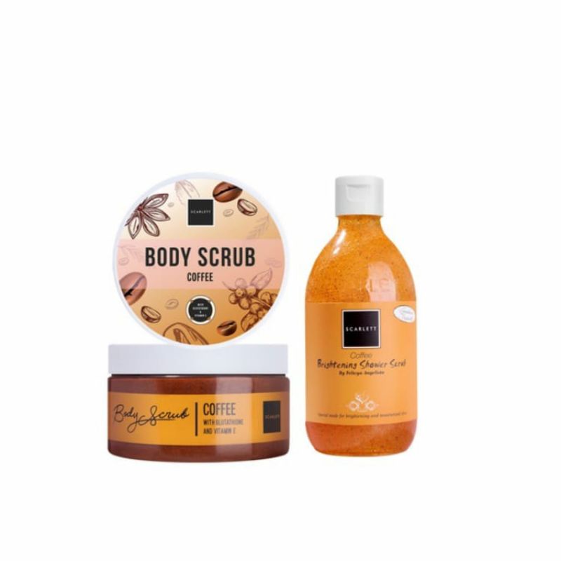 SCARLETT WHITENING BODY SCRUB COFFE