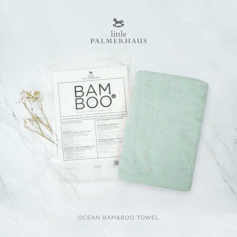 DINOANDBUNNY - Little Palmerhaus Bamboo Towel - Handuk Bayi Bam&amp;boo - Handuk Anak