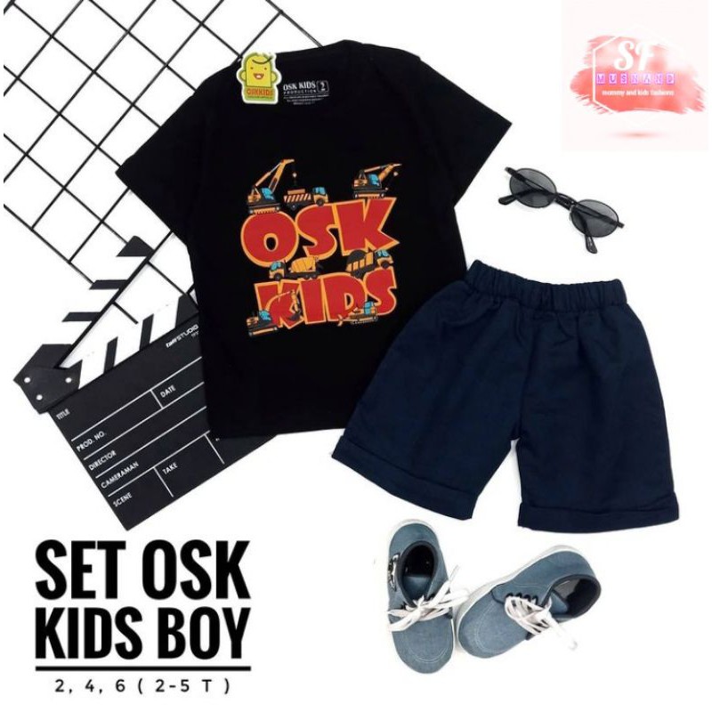 SETELAN ANAK OSK KIDS SIZE 2, 4, 6T