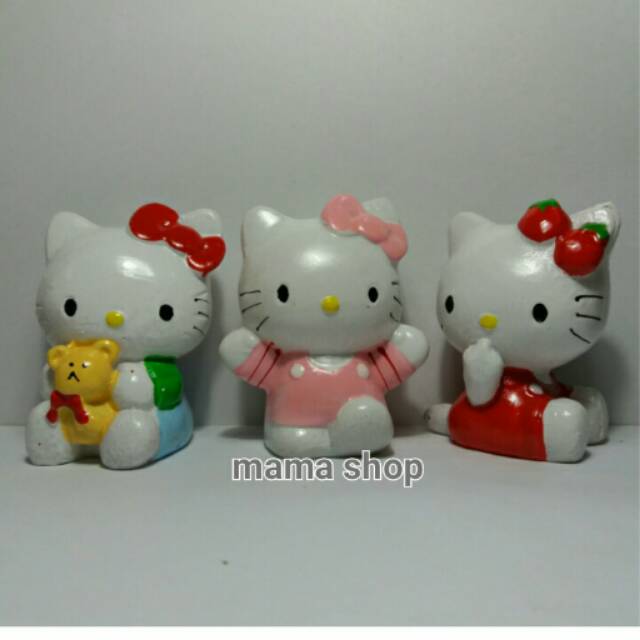 Topper Hiasan Kue Boneka Patung Cake Figure Hello kitty Size besar