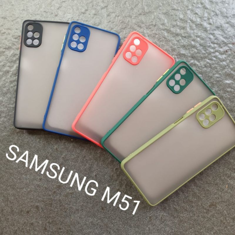 Case Samsung M51 ( 3 model ) soft softcase softshell silikon cover casing kesing housing