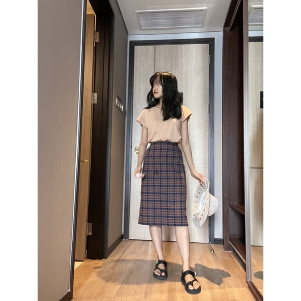 Zelonica Oksford Rok Tartan Bahan Flanel