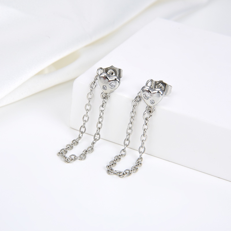 anting titanium wanita emas muda anti karat dewasa tusuk korea asli panjang dan luntur korea style selamanya dewasa 100-108e