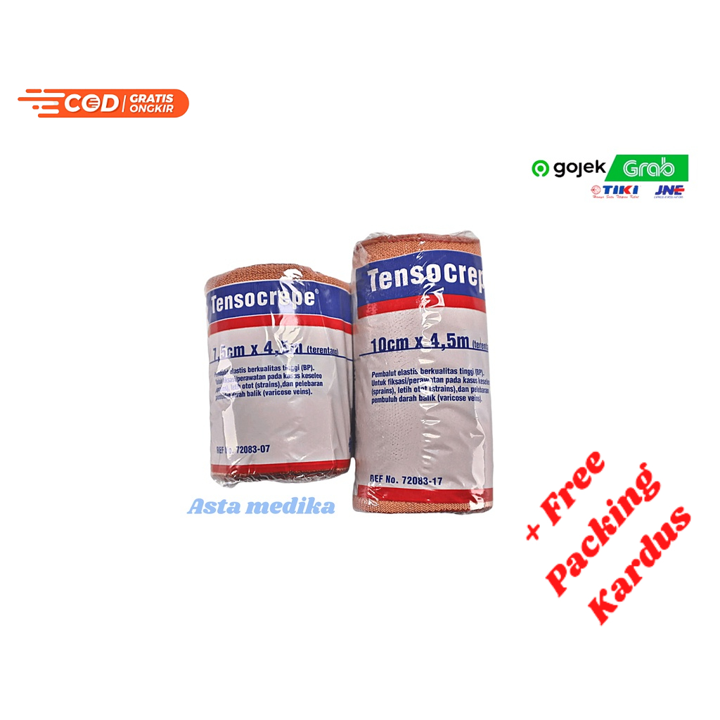 Tensocrepe 3 inch 4 inch 6 inch BSN Elastic Bandage Tensocrepe Perban Elastis 3 inch 4 inch 6 inch Pembelut Elastis BSN