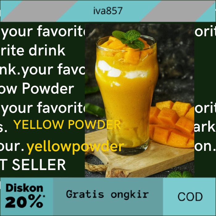 

PROMO MIX KING MANGGO 1kg / Bubuk Minuman Mangga / Manggo Booster / Thai Man GRATIS ONGKIR