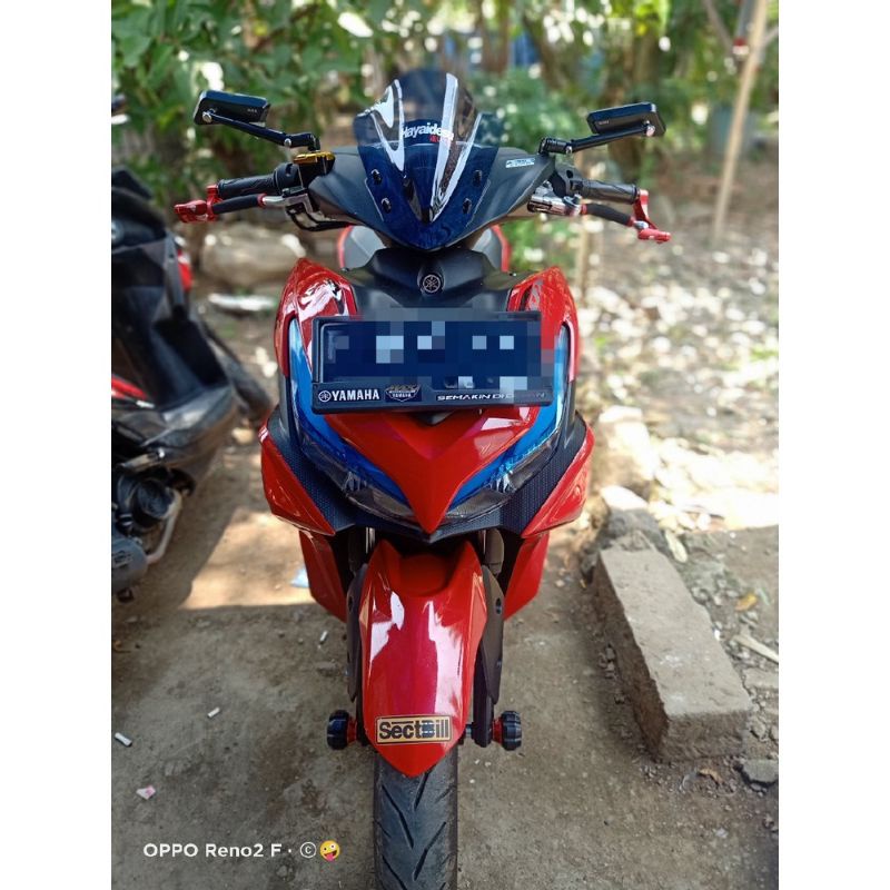 sticker alis aerox/sticker lampu aerox/sticker rgb/sticker pelangi