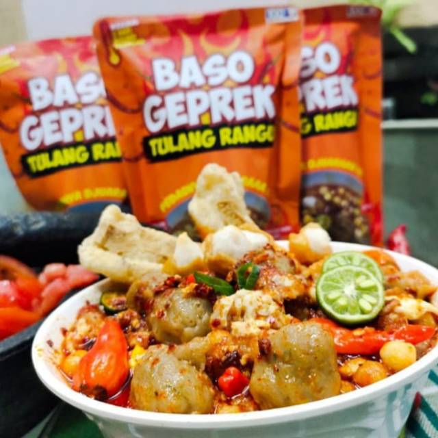 

Baso geprek tulang rangu