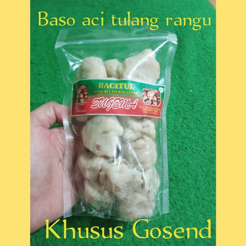 

Baso Aci Tulang Rangu tanpa bumbu isi 15 pcs