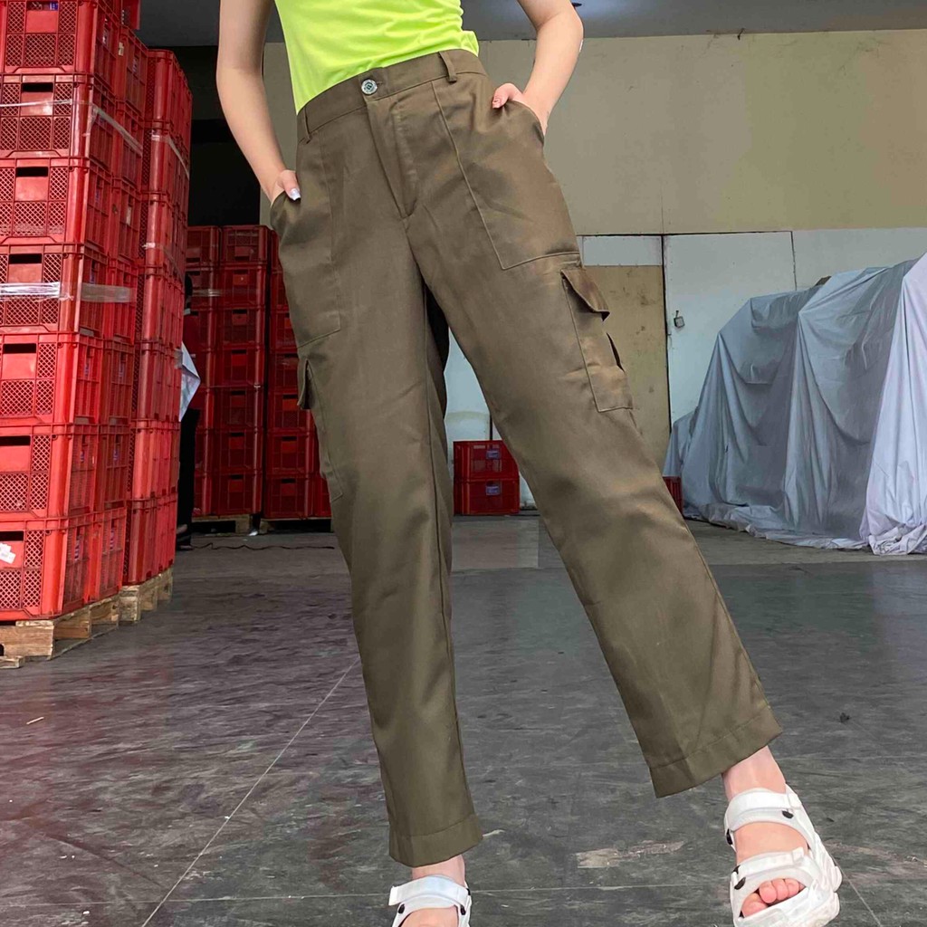 CARGO ARMY PANTS M-XXXXL CELANA CARGO PRIA WANITA UNISEX