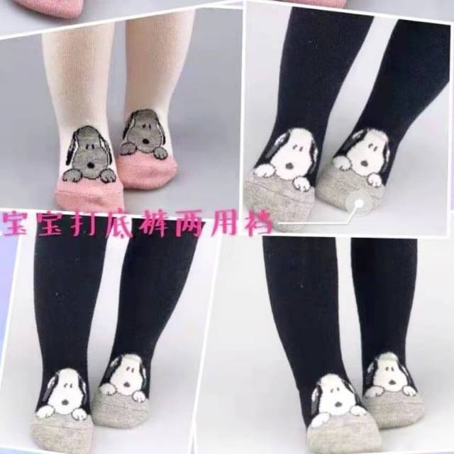 Legging bayi import / stocking anak baby newborn katun celana pantyhose baby karakter snopy