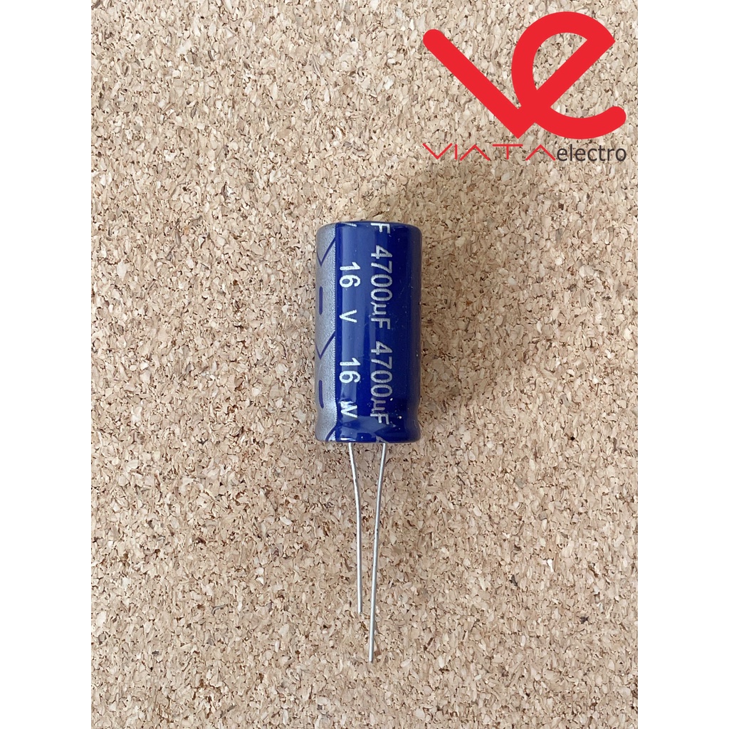 KAPASITOR ELCO 4700UF 16V (1 BUAH) KAPASITOR CAPACITOR ELKO KAPASITOR 4700 UF 16 V