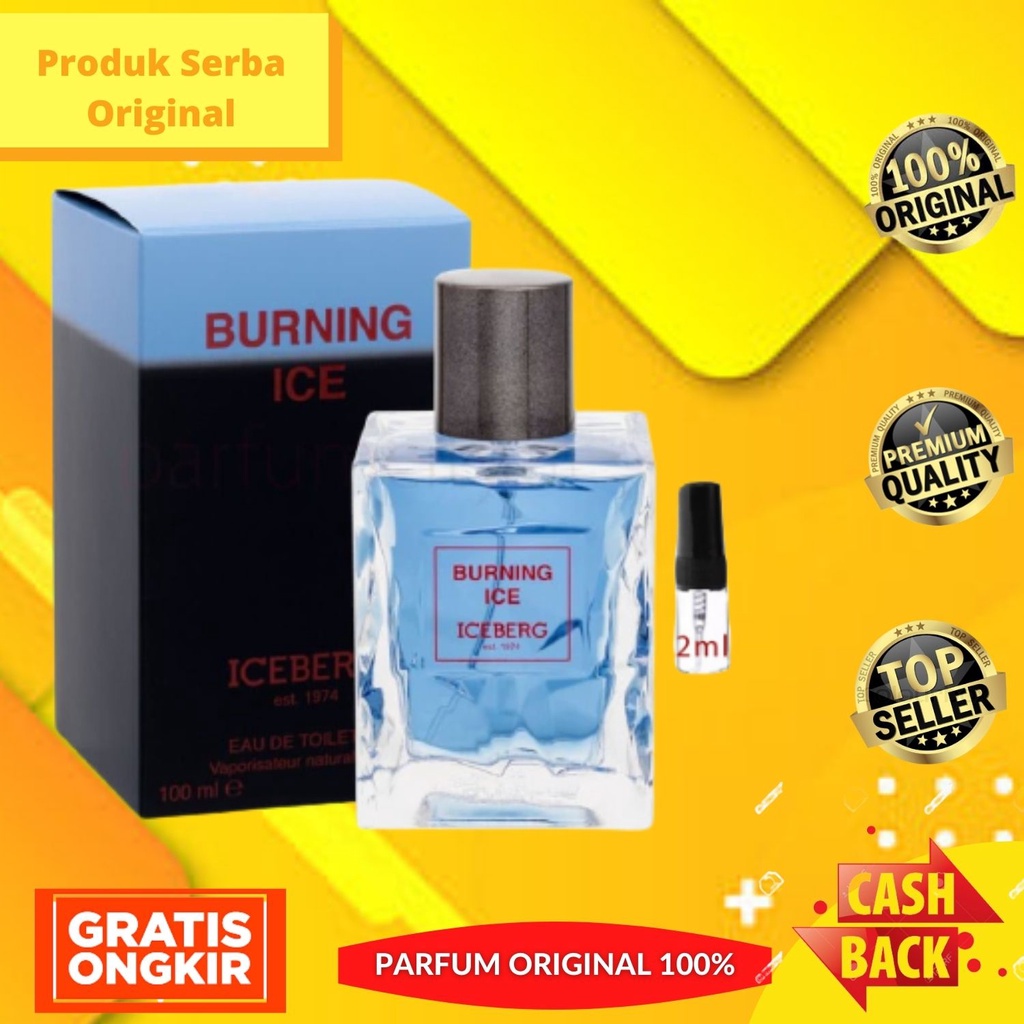 Parfum Parfume Perfume Perawatan Asli Original Pra Laki Laki Cowok Iceberg Burning Ice For Men EDT 1