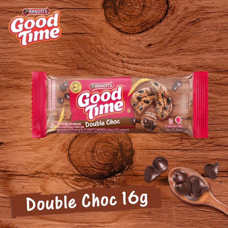 

Good time cookies 16gr all variant double choco coklat pandan coconut rainbow kemasan kecil