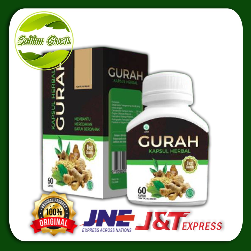 KAPSUL HERBAL GURAH OBAT PERNAFASAN / KAPSUL GURAH