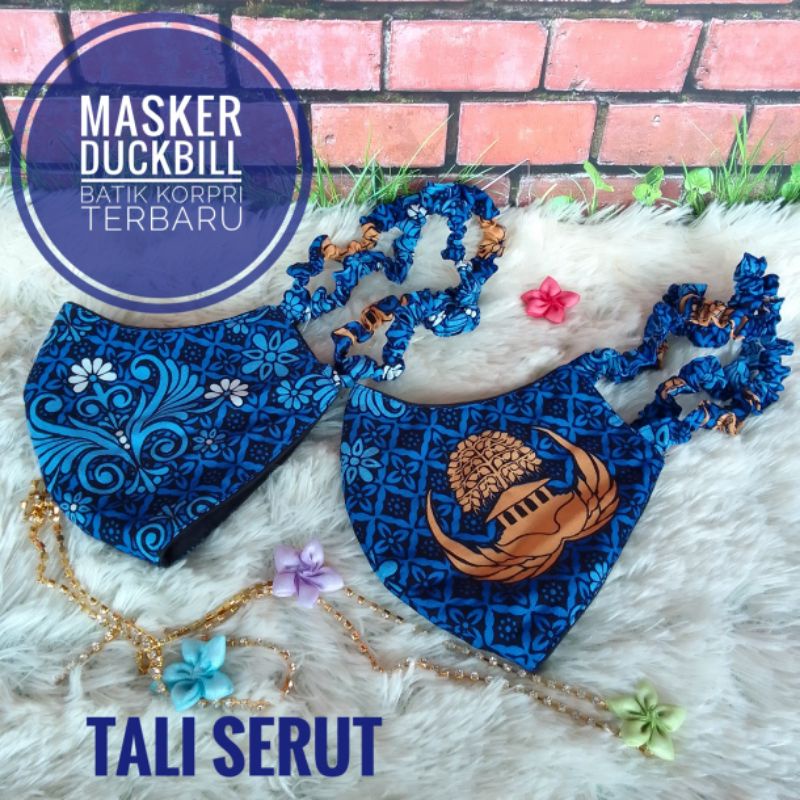 Masker batik korpri terbaru masker korpri termurah motif 2022