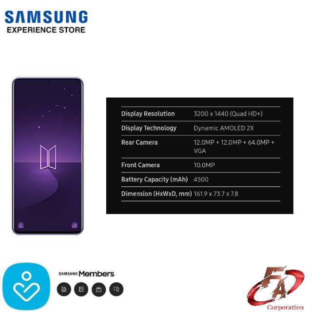 Jual Samsung Galaxy S Plus Bts Edition Garansi Resmi Sein 1 Tahun Shopee Indonesia