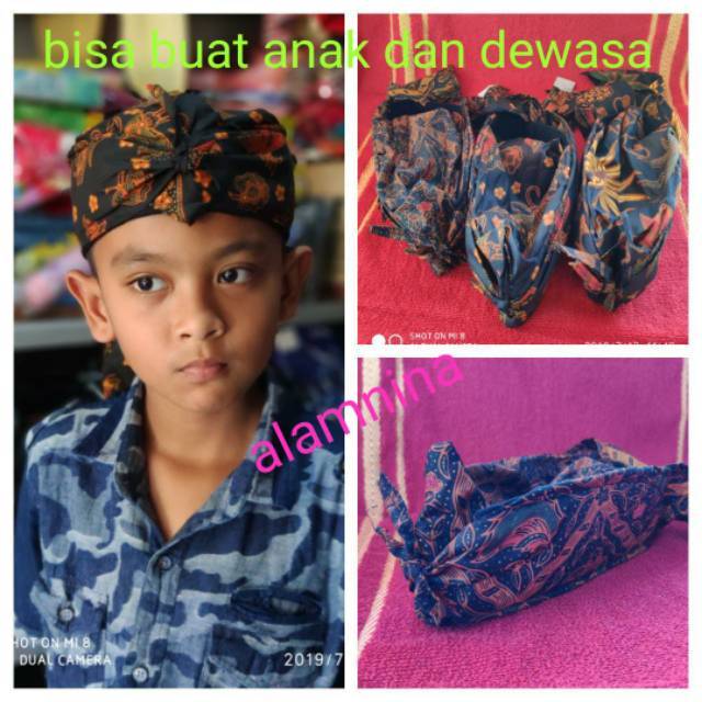 Udeng iket jawa sunda cirebon batik