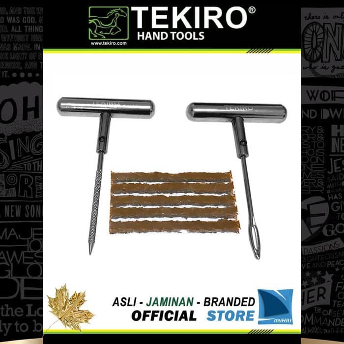 TEKIRO Alat Tambal Ban Tubles Tubeless GG BESI AU-TK1774 tyre kit