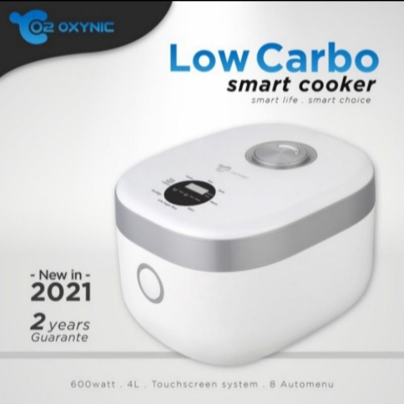 Oxynic Smart Cooker Low Carbo 4L 600 W Touchscreen 1.8 Liter