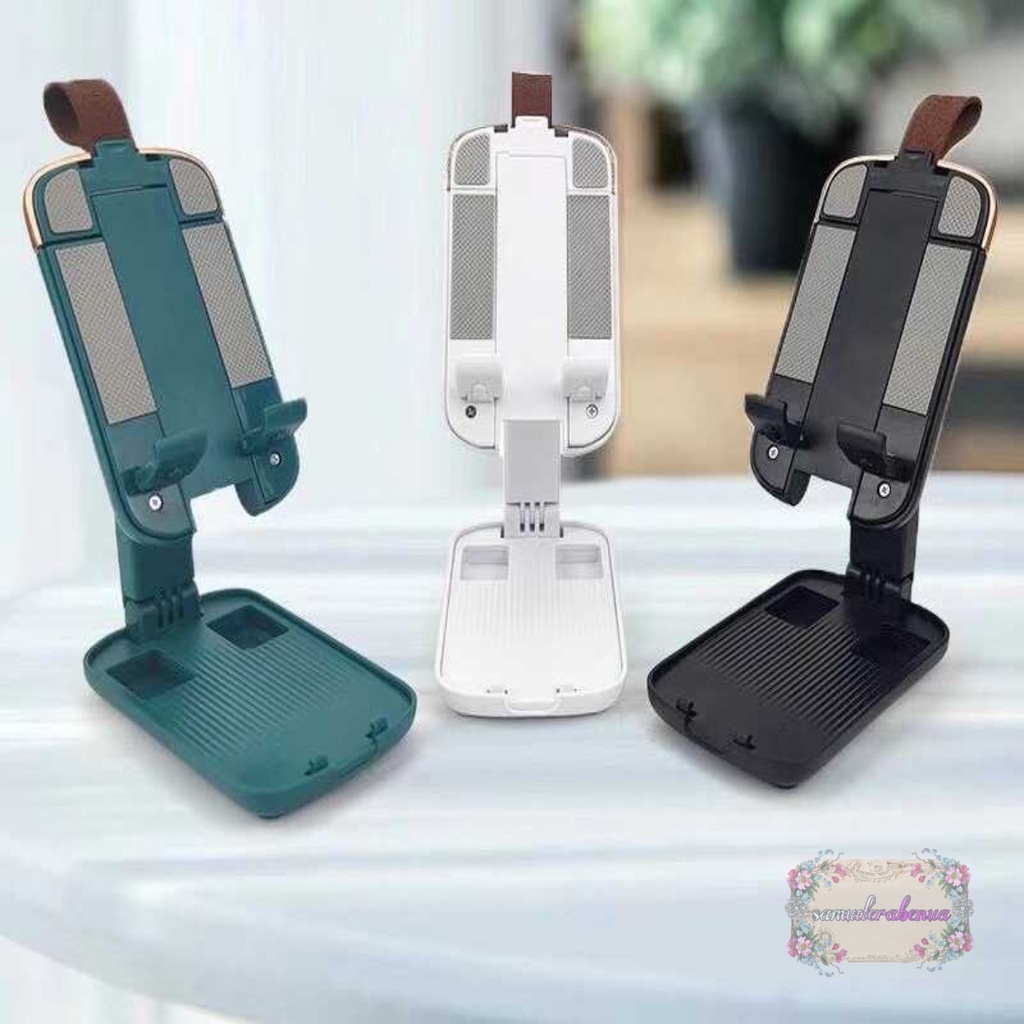 Hd1 iPad phone Holder meja HP iPad TAB Samsung dudukan hp stand phone Holder lipat universal zoom multi fungsi SB3037