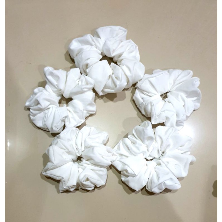 SCRUNCHIE Putih Mutiara INNER JUMBO HIJAB CEPOL