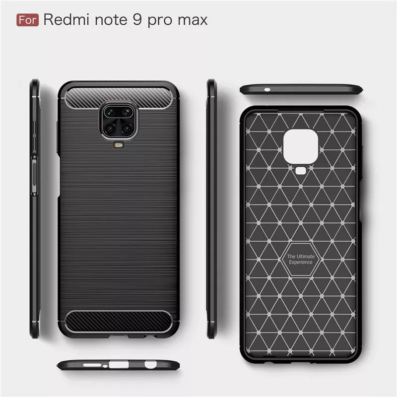 Soft Case Carbon Xiaomi Redmi Note 9 Pro - Soft Case Karbon Redmi Note 9Pro Silikon Tpu Premium