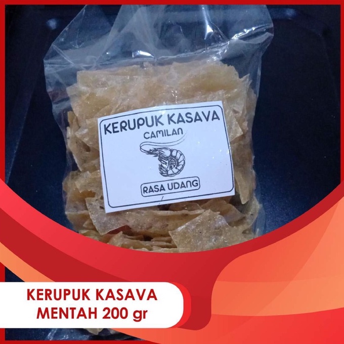 

KERUPUK KASAVA MENTAH - ORIGINAL - 200 gr