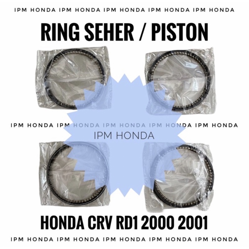 16205 RIK Japan / No Brand PHK Ring Seher Piston Mesin Honda CRV OLD Lama GEN 1 RD1 2000 2001 STD 025 050