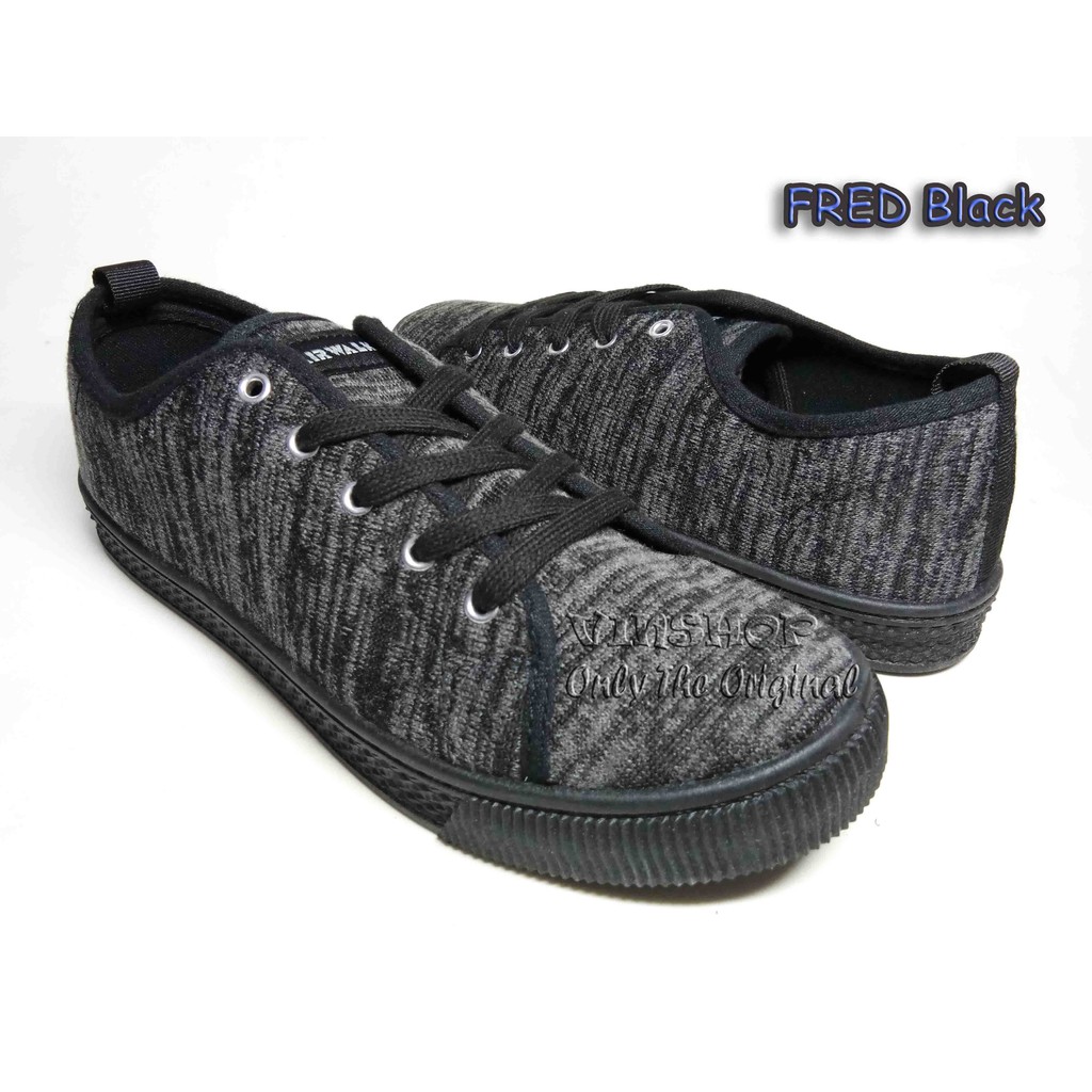  Sepatu  Pria AIRWALK  FRED Black ORIGINAL AIWX8F0910BK 