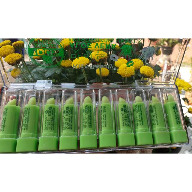 [ ECER ] KISSBEAUTY LIPBALM ALOEVERA PAPAN