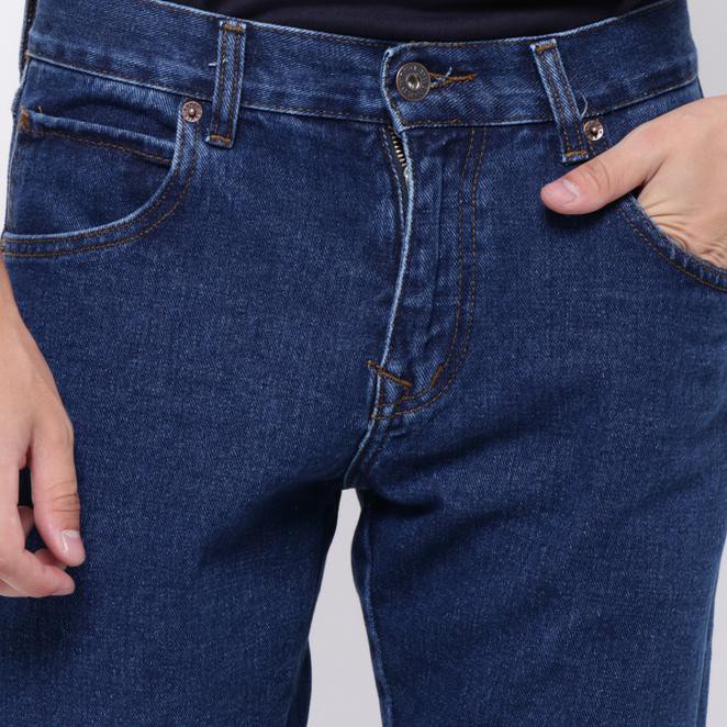 Edwin Celana Jeans Reguler Fit Pria Panjang Blue Vegas 03 - Biru, 29