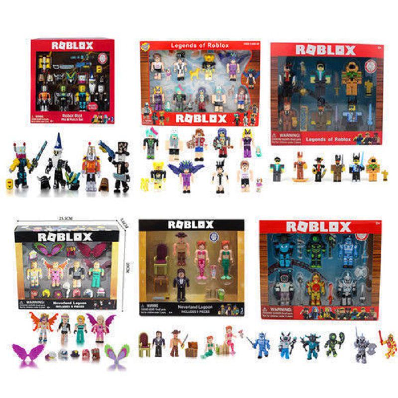 7cm Mainan Roblox Game Figma Champion Mermaid Playset Action Mini Figure Toy Boneka