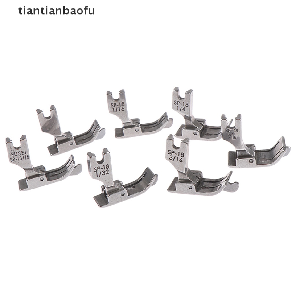 1pc presser foot Kanan Dan Lebar Bahan full steel Untuk Mesin Jahit