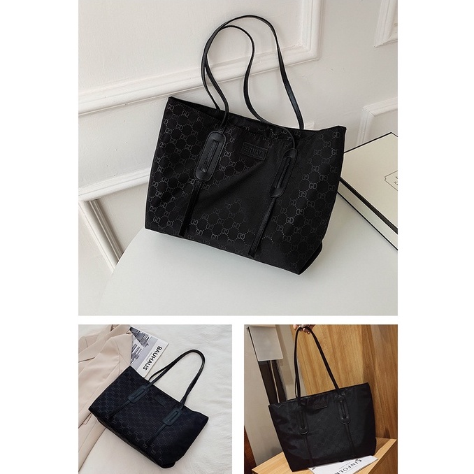 Tas Tote Bag Wanita Kasual Multifungsi Shoulder Bag Tas Hand Bag Kain Oxford Polyester Satu7an T277