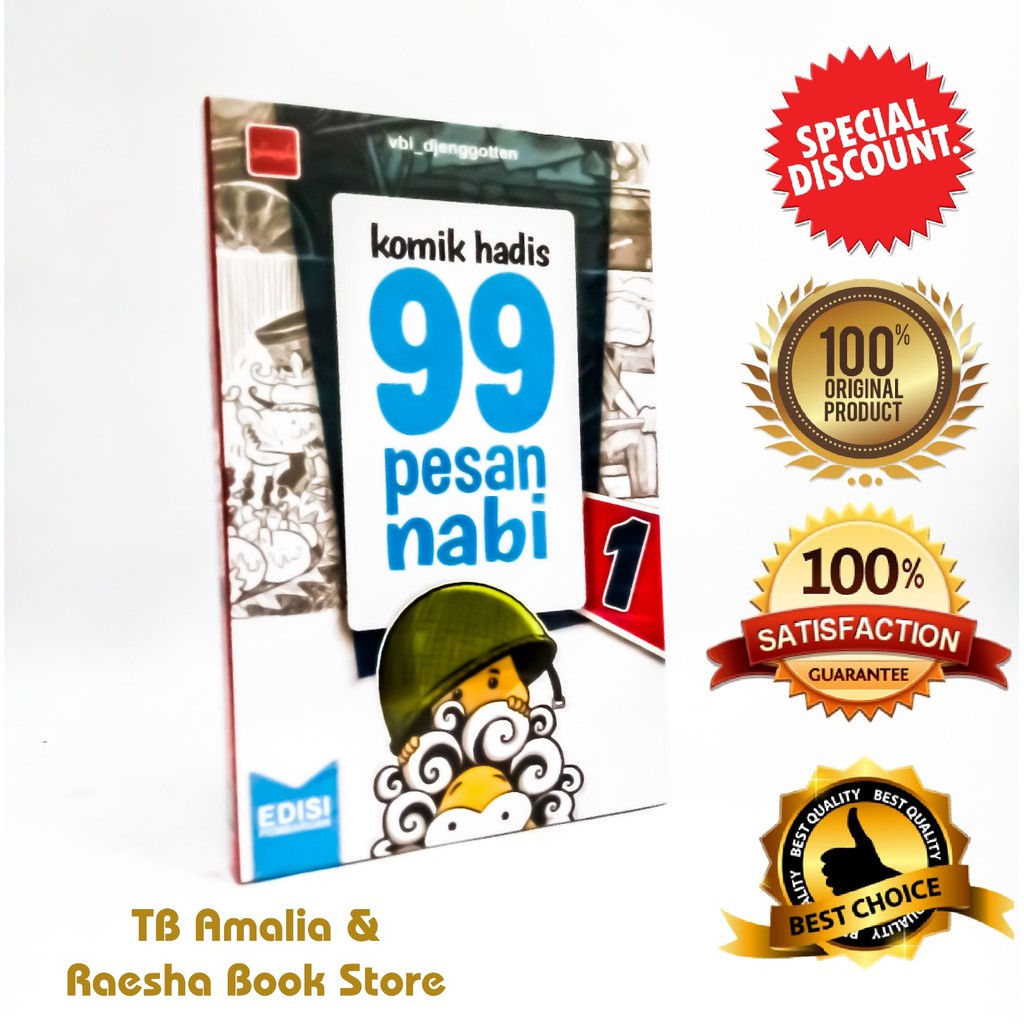 Buku Komik Hadis 99 Pesan Nabi Jilid 1 - vbi djenggotten - Edisi Pembaruan
