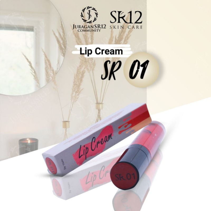 LIP CREAM MOIST SR12 BEBAS PARABEN..!! LIP KRIM LEMBUT &amp; NYAMAN DI BIBIR BERSTANDAR BPOM / KOSMETIK