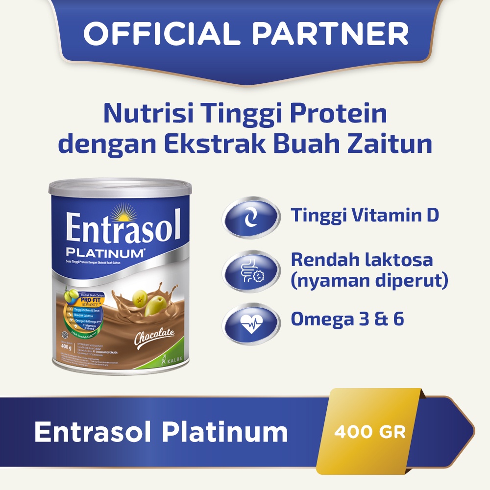 

ENTRASOL SENIOR RASA COKELAT 400 GR