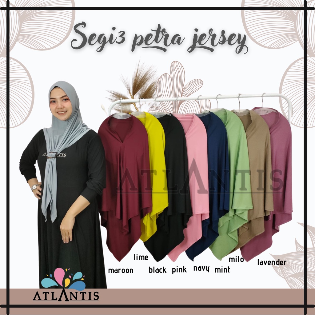 Hijab Jilbab Instan Segitiga Instan tanpa Pet (PETRA)